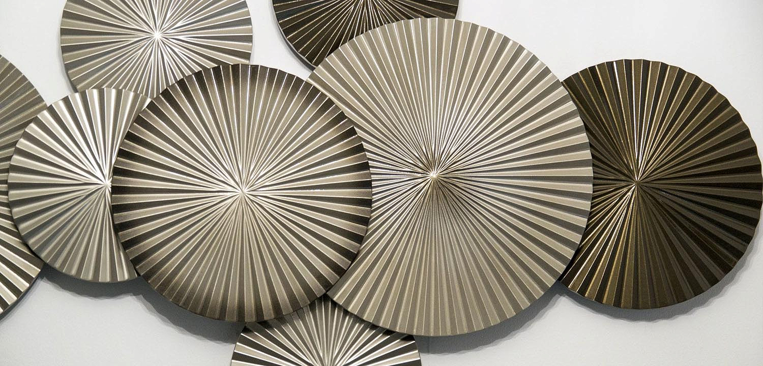 Арт-объект Apollo Champagne and Brown Wall Plaque Disc 9 Арт-объект Apollo Champagne and Brown Wall Plaque Disc 9 - Loft-Concept в Тюмени
