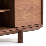 ТВ-тумба из массива ореха Robinett Wooden TV Stand варинант исполнения - 5 | Loft Concept в Тюмени