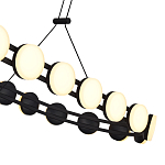 Люстра овальная с круглыми светодиодными источниками света Maxine Light варинант исполнения - 13 | Loft Concept в Тюмени