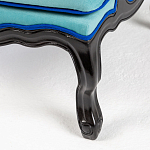 Кресло из натурального бука бирюзовое с изображением птиц и цветов Turquoise Chinoiserie Garden Armchair варинант исполнения - 6 | Loft Concept в Тюмени