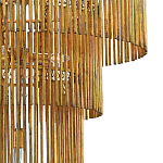 Люстра трёхъярусная золотого цвета Metal Tentacles варинант исполнения - 2 | Loft Concept в Тюмени