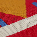 Плед хлопковый по мотивам чувашских орнаментов Ural and Siberian Patterns варинант исполнения - 4 | Loft Concept в Тюмени