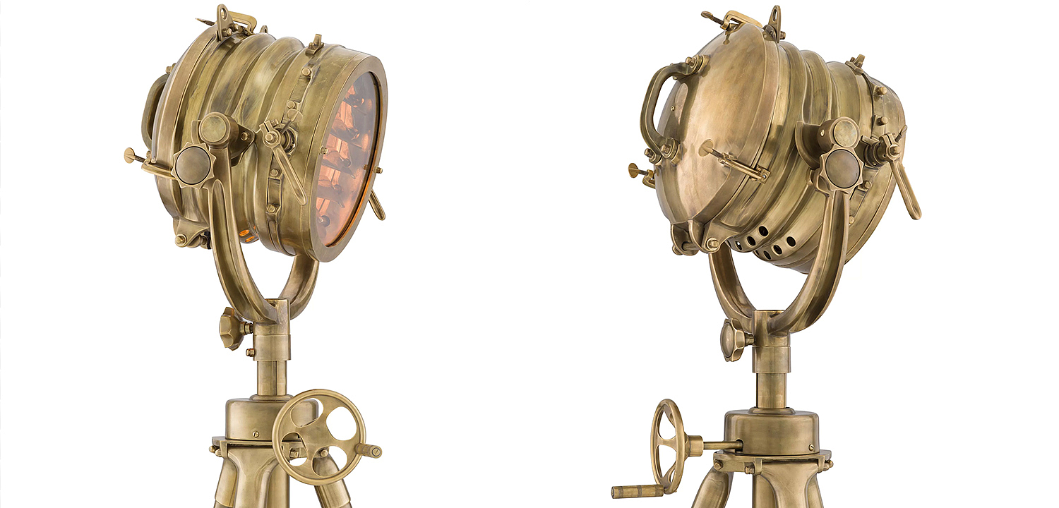 Торшер Eichholtz Floor Lamp Royal Master Sealight Brass Торшер Eichholtz Floor Lamp Royal Master Sealight Brass - Loft-Concept в Тюмени