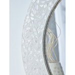Зеркало круглое инкрустированное раковинами устриц Bone Inlay Dome Mirror White варинант исполнения - 4 | Loft Concept в Тюмени