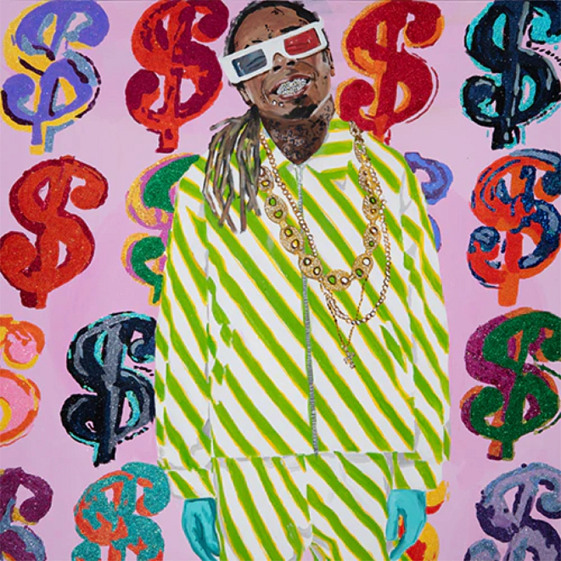Картина Weezy With the Warhol Dollars Мульти Картина Weezy With the Warhol Dollars Мульти в Тюмени | Loft Concept