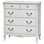 Высокий деревянный комод в стиле прованс Montmartre Provence Chest of Drawers варинант исполнения - 2 | Loft Concept в Тюмени