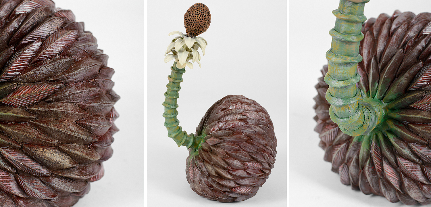 Статуэтка тропический фрукт Tropical Fruit brown feathers Статуэтка тропический фрукт Tropical Fruit brown feathers - Loft-Concept в Тюмени