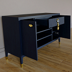 Комод-буфет Elsa Dreams Blue с открытыми полками   варинант исполнения - 6 | Loft Concept в Тюмени