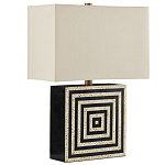 Настольная лампа с квадратным основанием и прямоугольным абажуром Neat Lines варинант исполнения - 4 | Loft Concept в Тюмени