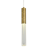 Подвесной светильник латунь Dew Drops Tube Brass Hanging Lamp варинант исполнения - 1 | Loft Concept в Тюмени