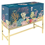 Буфет ручная роспись в морском стиле Cabinet Fondo Marino  варинант исполнения - 1 | Loft Concept в Тюмени