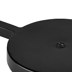 Настольная лампа с черным каркасом и белым тканевым абажуром в форме конуса Stylish Solution варинант исполнения - 2 | Loft Concept в Тюмени