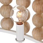 Люстра в форме цилиндра с вставками из деревянных бусин Wooden Beads варинант исполнения - 4 | Loft Concept в Тюмени