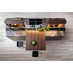 Кухонный гарнитур из камня и дерева SISTEMA XY Dada Engenereed Kitchen варинант исполнения - 2 | Loft Concept в Тюмени