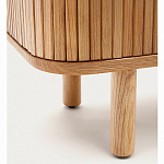 Буфет из ясеневого шпона с открытыми полками и 2-мя раздвижными дверями Toinette варинант исполнения - 4 | Loft Concept в Тюмени