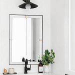 Зеркало прямоугольное в черной раме Gwendelyn варинант исполнения - 3 | Loft Concept в Тюмени