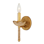 Бра из кованого железа с отделкой плетеной веревкой и сусальным золотом Parisian Style варинант исполнения - 3 | Loft Concept в Тюмени