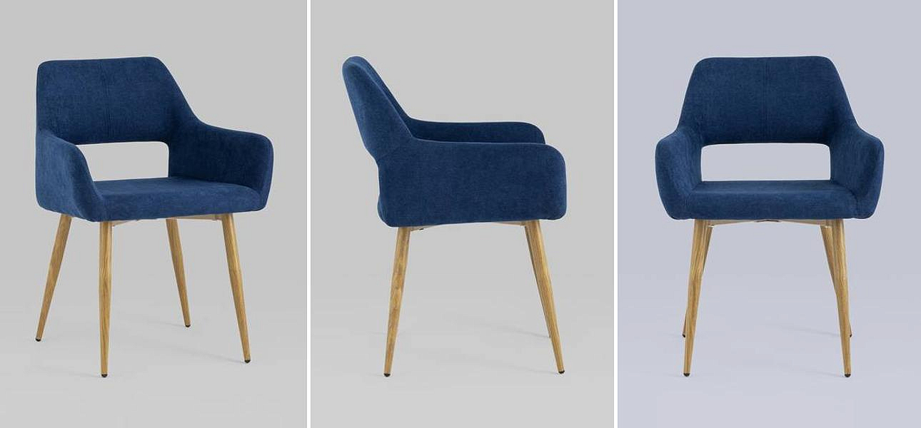 Стул NEASAN Chair Синий Цвет Стул NEASAN Chair Синий Цвет - Loft-Concept в Тюмени