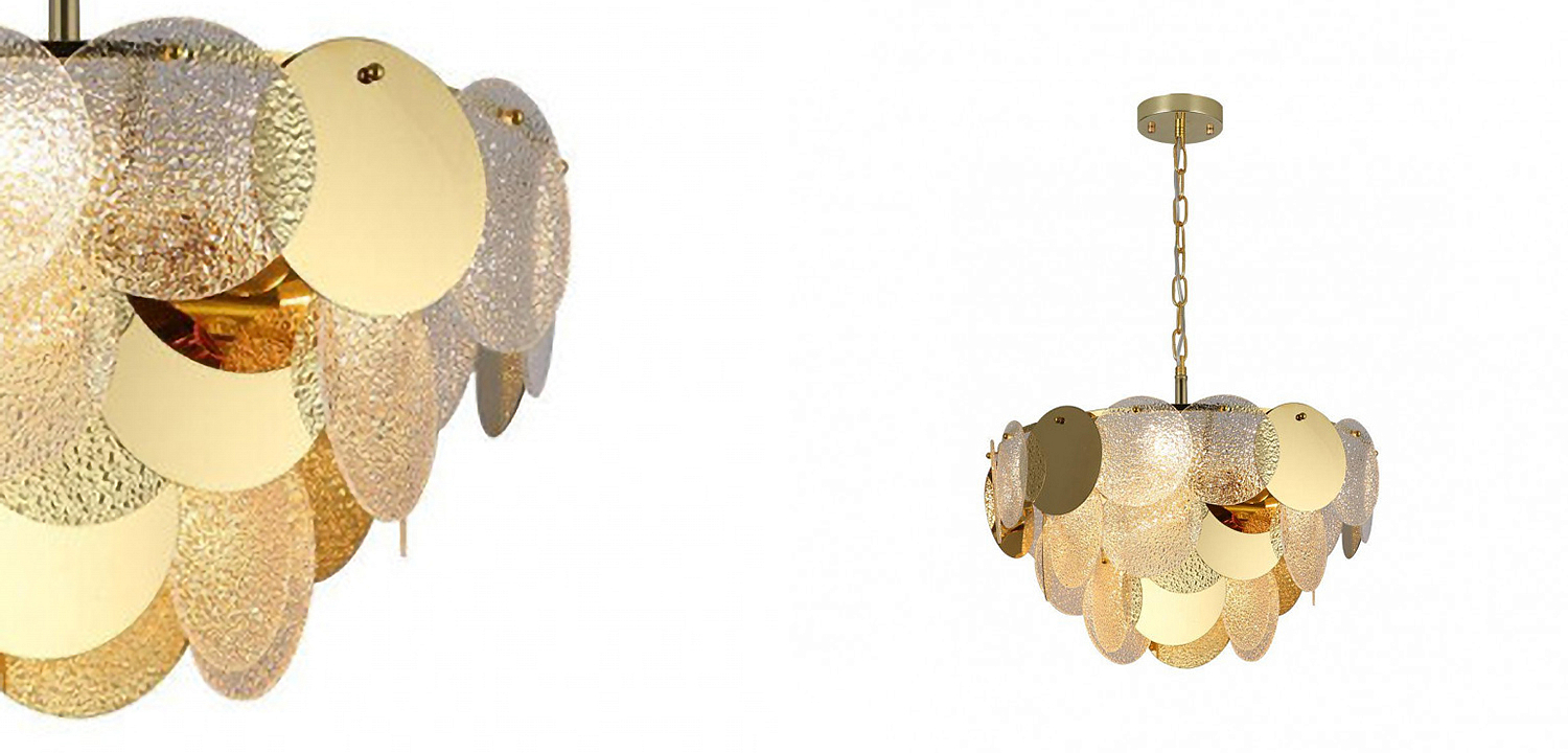 Люстра Gaetano Chandelier gold Люстра Gaetano Chandelier gold - Loft-Concept в Тюмени