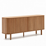 Буфет с 2-мя раздвижными дверцами из ясеневого шпона Toinette варинант исполнения - 1 | Loft Concept в Тюмени