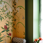 Обои ручная роспись Four Seasons Original colourway on painted Xuan paper with gold ombre варинант исполнения - 2 | Loft Concept в Тюмени