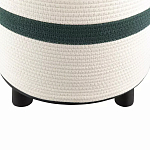 Пуф с плетеной светло-бежевой обивкой Serene Holidays варинант исполнения - 3 | Loft Concept в Тюмени