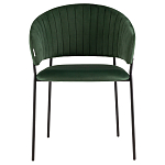 Стул в велюре зеленого цвета Horizon варинант исполнения - 2 | Loft Concept в Тюмени