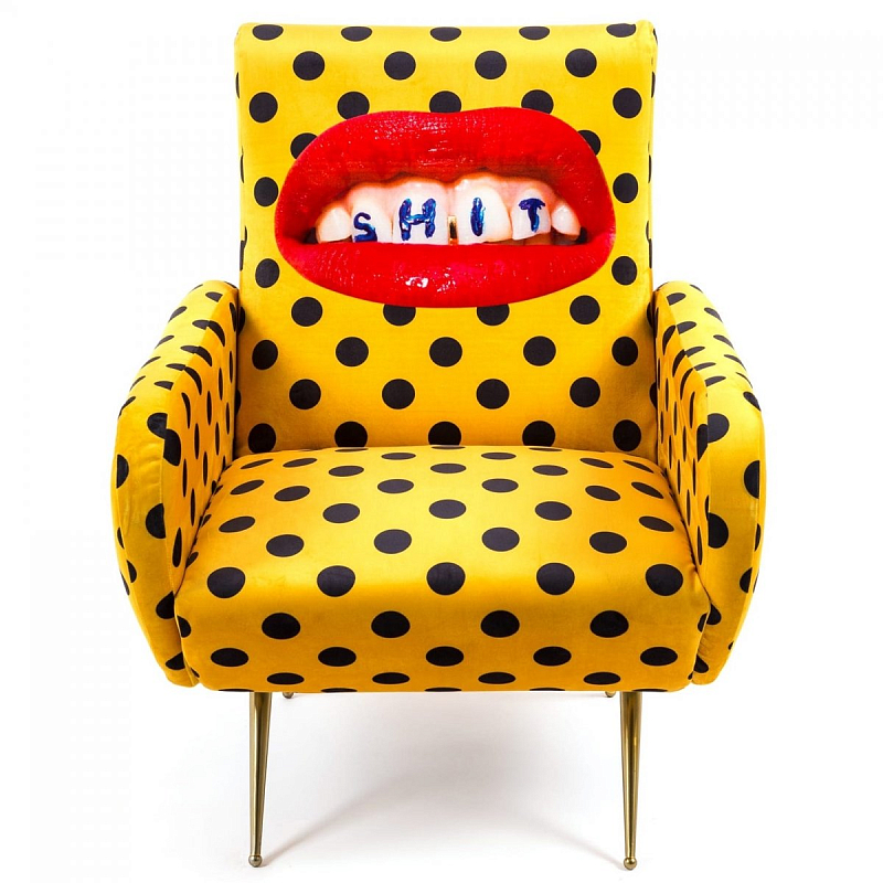 Кресло Seletti Armchair Shit Желтый Латунь Кресло Seletti Armchair Shit Желтый Латунь в Тюмени | Loft Concept
