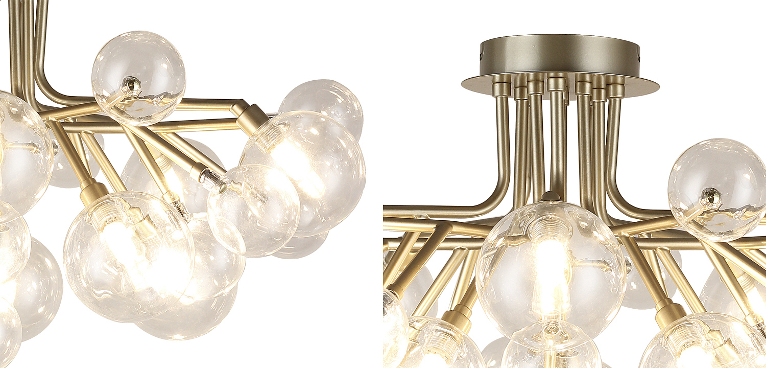 Люстра Berries Chandelier Flower clear 10 Люстра Berries Chandelier Flower clear 10 - Loft-Concept в Тюмени