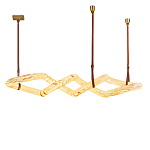 Люстра подвесная с фигурным светодиодным плафоном Calcite Figural Light варинант исполнения - 3 | Loft Concept в Тюмени