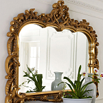 Зеркало настенное в ажурной раме в стиле барокко Ornate Ornaments варинант исполнения - 1 | Loft Concept в Тюмени