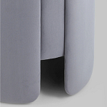 Пуф Alice Poof Grey Серый велюр варинант исполнения - 3 | Loft Concept в Тюмени