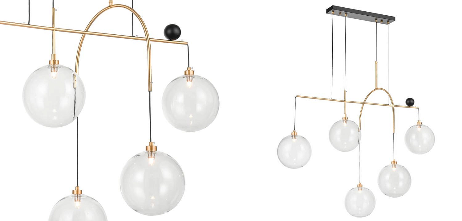 Люстра Five Hanging Balls Chandelier Люстра Five Hanging Balls Chandelier - Loft-Concept в Тюмени
