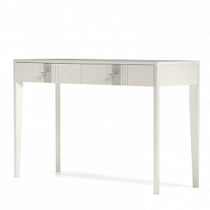 Консоль прямоугольная белая с 2-мя ящиками Дiamant FS