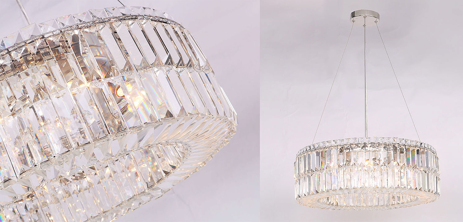 Люстра Darleen Crystal Nickel Chandelier 12 Люстра Darleen Crystal Nickel Chandelier 12 - Loft-Concept в Тюмени