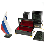 Настольный письменный набор из нефрита в подарочной коробке Victorious варинант исполнения - 7 | Loft Concept в Тюмени