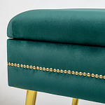 Мягкая банкетка с зоной для хранения Casket Green варинант исполнения - 2 | Loft Concept в Тюмени