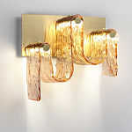 Бра волнистой формы из фактурного стекла Big Wave варинант исполнения - 6 | Loft Concept в Тюмени