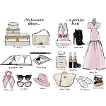 Megan Hess Paris: Through a Fashion Eye варинант исполнения - 3 | Loft Concept в Тюмени