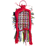 Настенный ковер разноцветный из одежды Heart варинант исполнения - 1 | Loft Concept в Тюмени