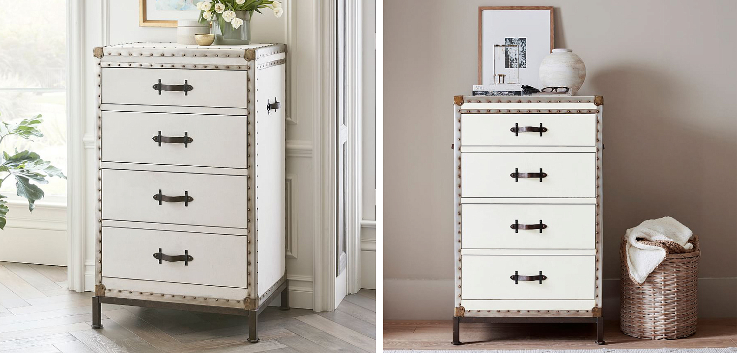 Комод в винтажном стиле Vintage Chests Mini Белый Комод в винтажном стиле Vintage Chests Mini Белый - Loft-Concept в Тюмени
