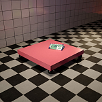 Дизайнерский кофейный стол на круглых ножках Poltronova T02 Pink Coffee Table варинант исполнения - 5 | Loft Concept в Тюмени