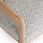 Кресло с каркасом из массива ясеня Deniaud Ash Grey Armchair варинант исполнения - 5 | Loft Concept в Тюмени