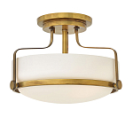 Потолочный светильник с круглым матовым белым плафоном Hinkley варинант исполнения - 5 | Loft Concept в Тюмени