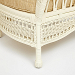 Комплект уличной мебели из ротанга Clara белый варинант исполнения - 6 | Loft Concept в Тюмени