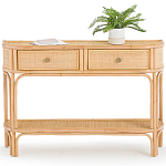 Консоль из плетеного ротанга с ящиками Armelle Rattan Console варинант исполнения - 1 | Loft Concept в Тюмени