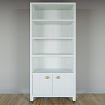 Книжный Стеллаж Elsa Dreams White с задней стенкой варинант исполнения - 5 | Loft Concept в Тюмени