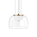 Подвесной светильник с куполообразным прозрачным стеклянным плафоном Grada Light варинант исполнения - 1 | Loft Concept в Тюмени