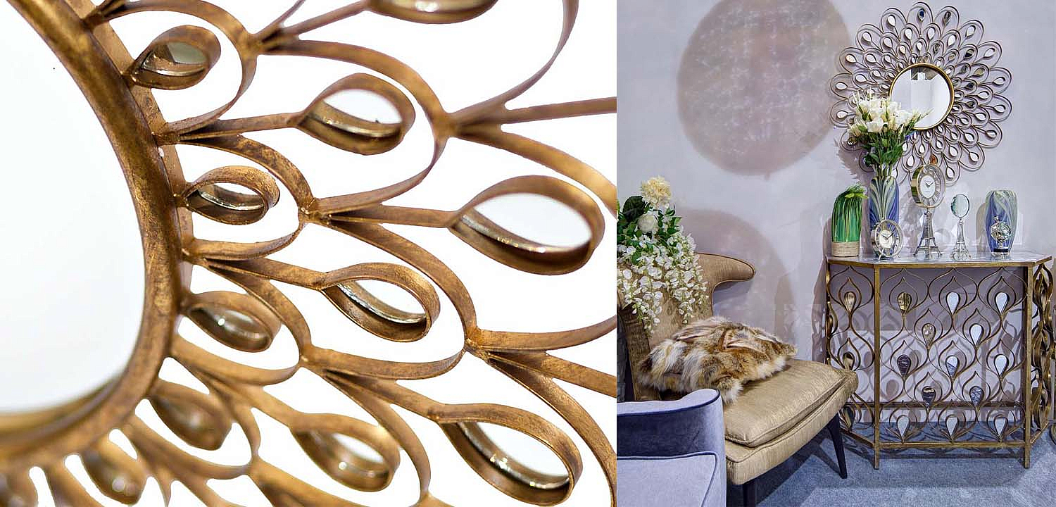 Зеркало Mirror Peacock Feathers Зеркало Mirror Peacock Feathers - Loft-Concept в Тюмени