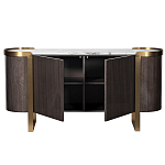 Комод  округлой формы с дверцами Chest of Precious Breed варинант исполнения - 1 | Loft Concept в Тюмени